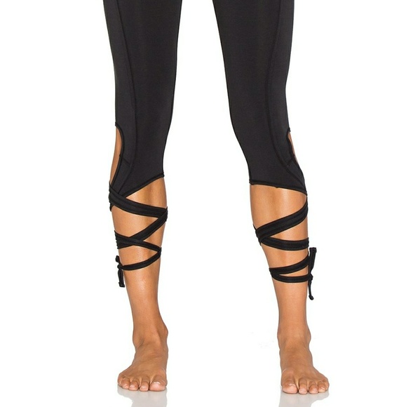 Free People Turnout Tie Wrap Leggings - Picture 3 of 4